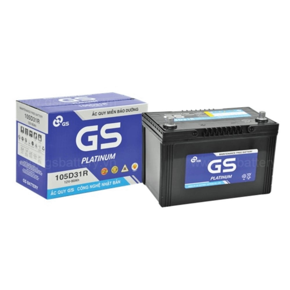 Ắc quy GS 12V 90AH 105D31R MF
