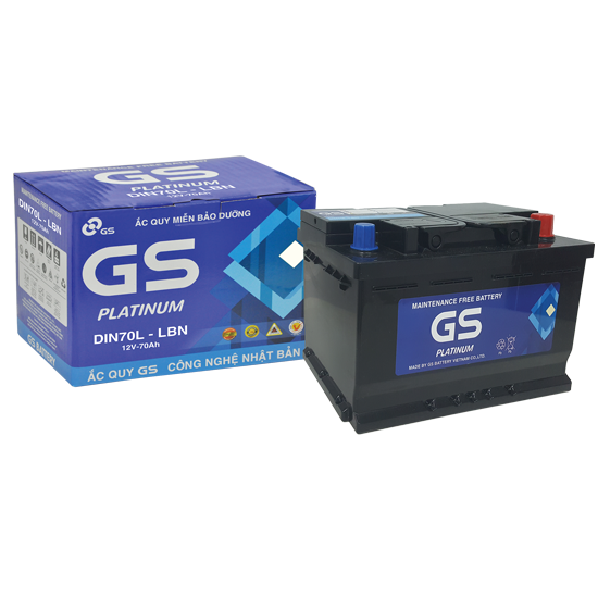 Ắc Quy GS 12V 70AH MF DIN70L-LBN