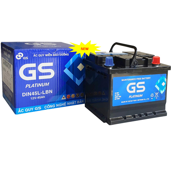 Ắc Quy GS 12V 45AH MF DIN45-LBN