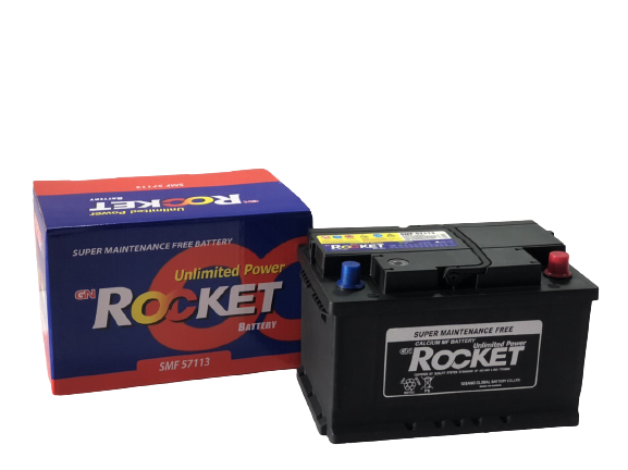 Ắc Quy Rocket 12V 71AH SMF57113 (DIN 71)